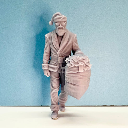 H4 Cool Santa Claus Holiday Figure for Display or Diorama 1/24 1/25