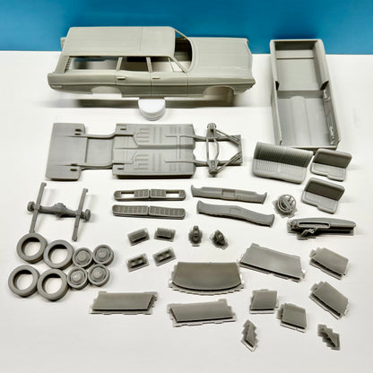 1968 Ford Country Squire Wagon 3D Printed Resin Model Kit