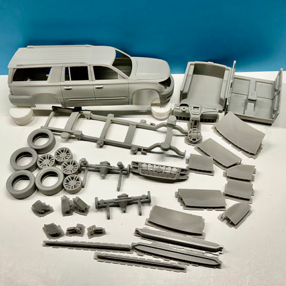 2021 Chevy Suburban 3D Printed Resin Model Kit KED