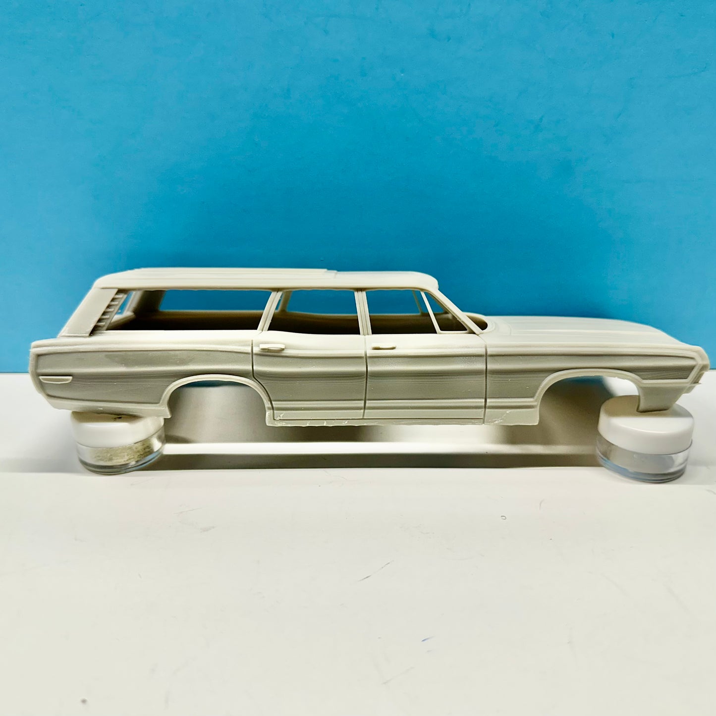 WOODGRAIN 1967 Ford Country Squire Station Wagon 3D Printed Resin Model Kit