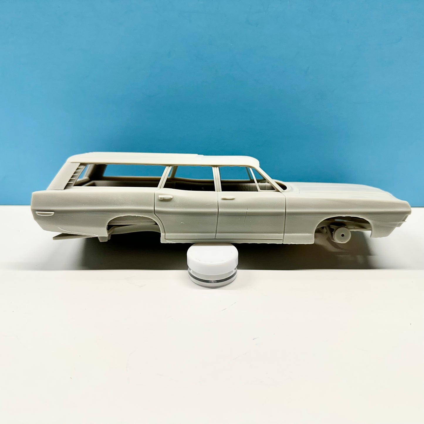 1968 Ford Country Squire Wagon 3D Printed Resin Model Kit