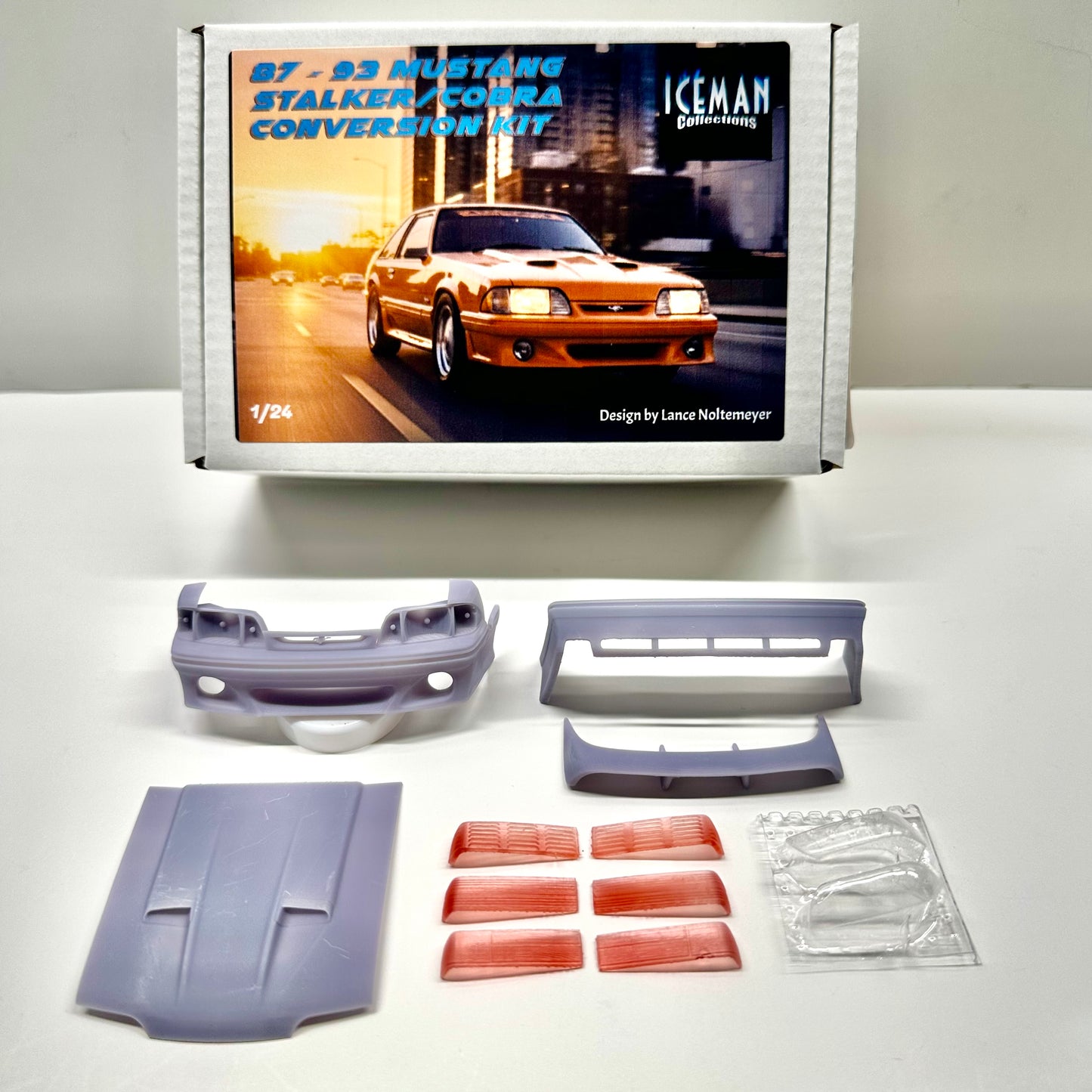1987 - 1993 Mustang Stalker Conversion Body Kit 1/24 - COMING SOON
