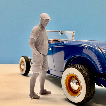 11. Gary Male Figure for Display or Diorama 1/24 1/25