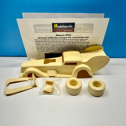 Resin Deuces Wild 1932 Ford Funny Car ModelMartin