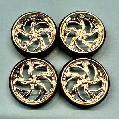 9 Custom Wheels Resin 1/24 1/25