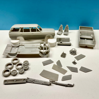 1972 Datsun Wagon 3D Printed Resin Model Kit KED