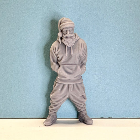 H6 Cool Santa Claus Holiday Figure for Display or Diorama 1/24 1/25