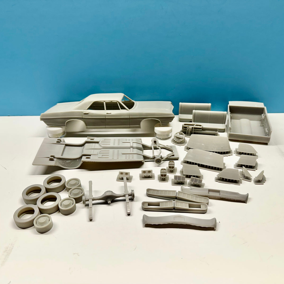 1968 Ford LTD 4 Door 3D Printed Resin Model Kit KED