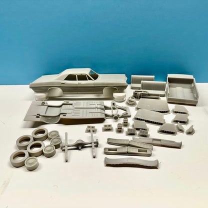 1968 Ford LTD 4 Door 3D Printed Resin Model Kit KED