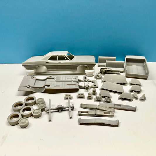 1968 Ford LTD 4 Door 3D Printed Resin Model Kit KED