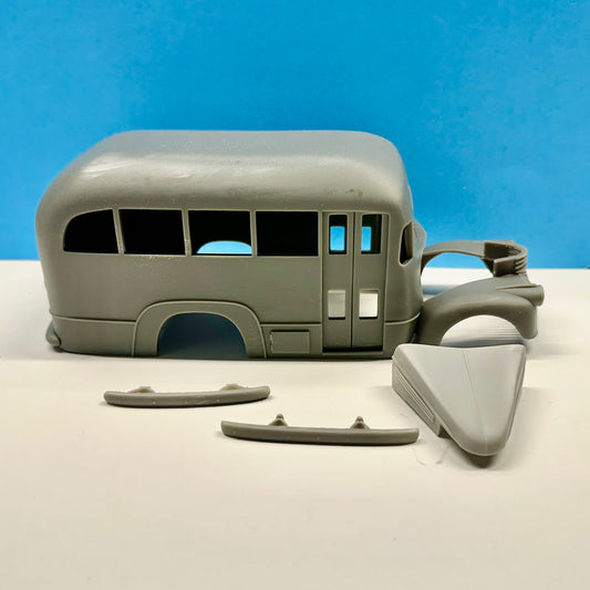 Resin Printed 1941 Chevy School Bus Short Wheelbase 1/25
