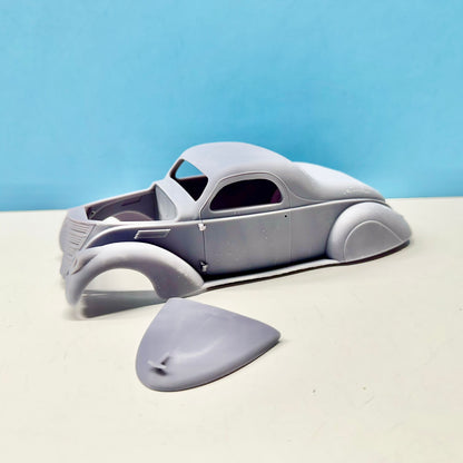 #1 1937 Lincoln Zephyr Body Only (Defective) 1/25