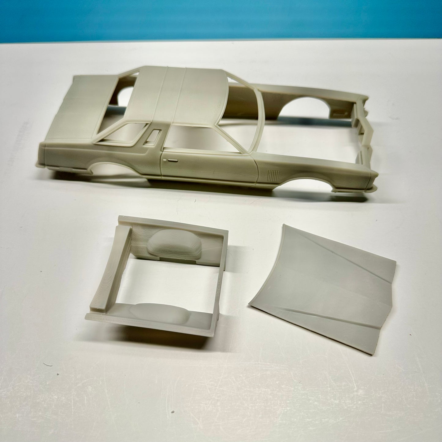 1977 Ford Thunderbird TBird 3D Printed Resin Model Kit