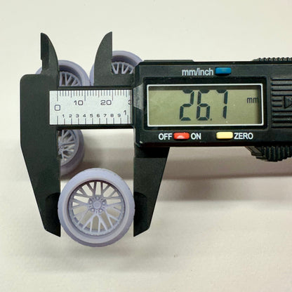 2. Custom Wheels Modern Style 1/24 1/25