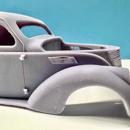 #3 1937 Lincoln Zephyr Body Only (Defective) 1/25