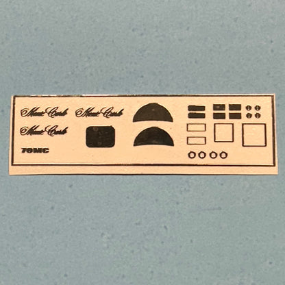 1970 Chevy Monte Carlo Chrome Badges 1/24 1/25 - 64% OFF