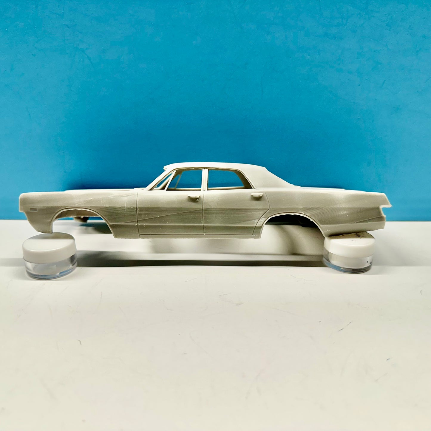 1969 Dodge Polara Sedan 4 Door 3D Printed Resin Model Kit KED