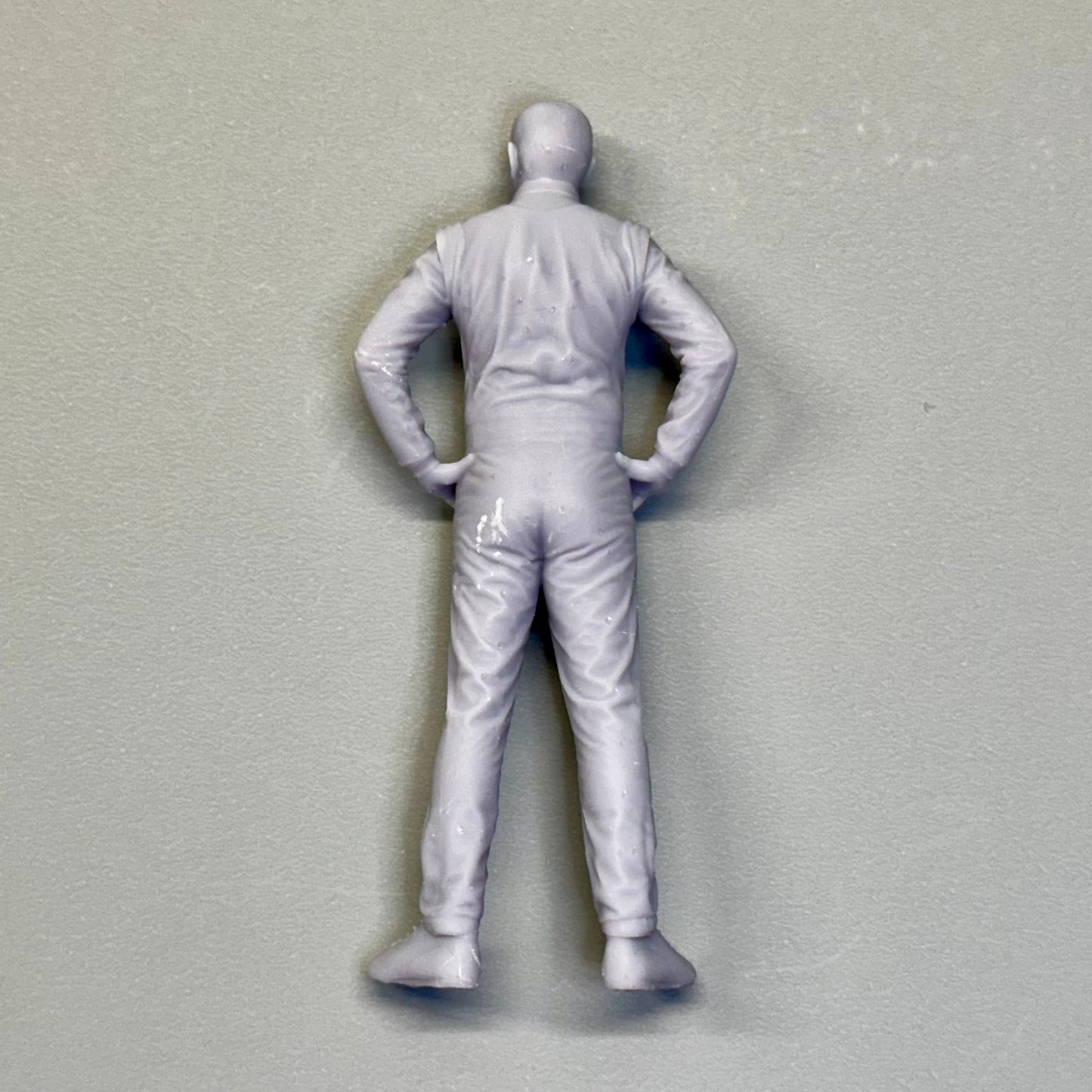 2 Race Car Driver #18 for Display or Diorama 1/24 1/25