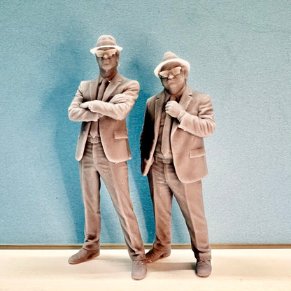 Blues Brothers Figure Set for Display or Diorama 1/24 1/25