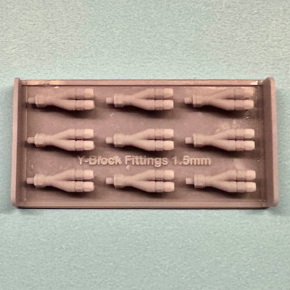 8 - 1.5 mm Y-Block Hose Fittings Set