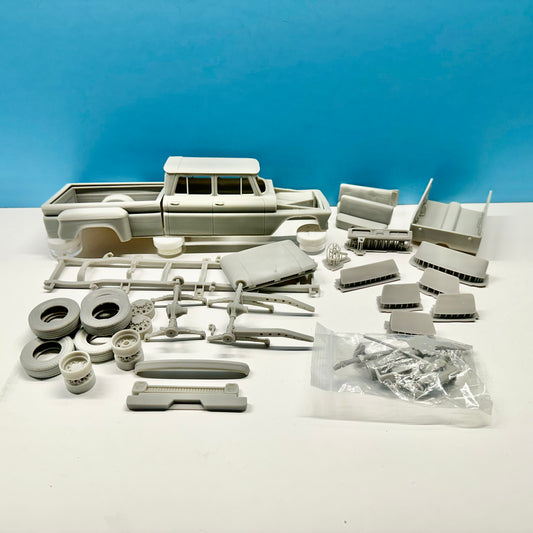 1965 Chevy K30 4x4 Dually pickup Truck 3D Printed Resin Model Kit KED
