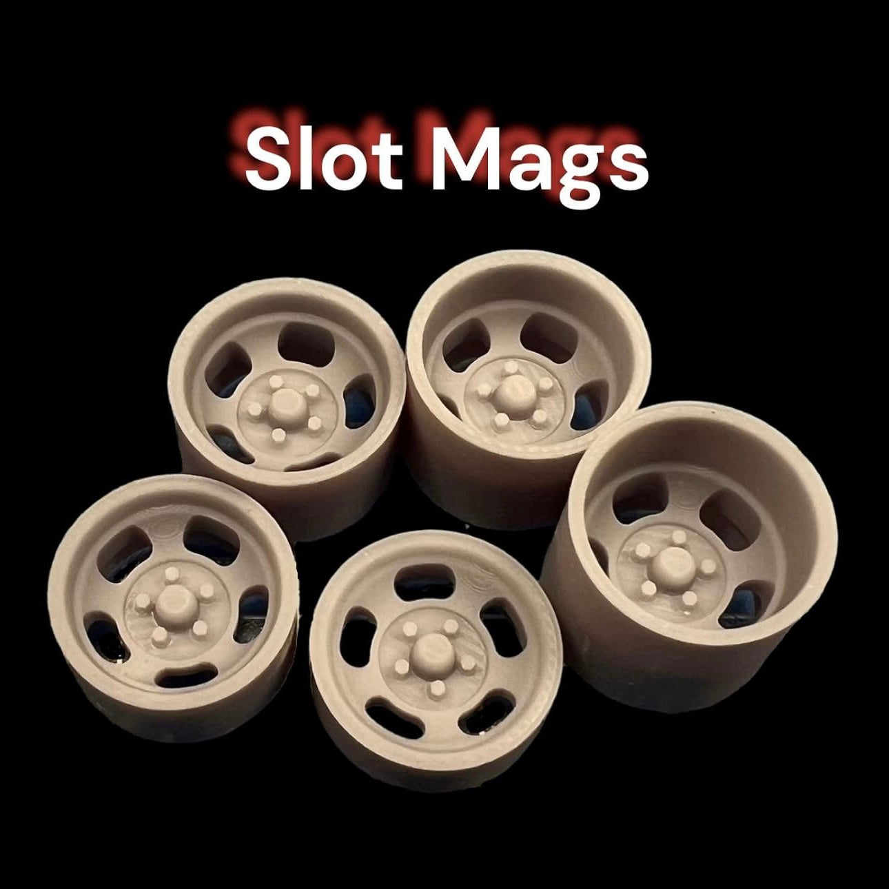 Slot Mags Wheels "American Muscle Series" 1/25 1/24 (SOLD IN PAIRS)
