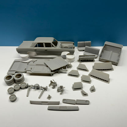 1968 Plymouth Valiant 4 Dr 3D Printed Resin Model Kit KED
