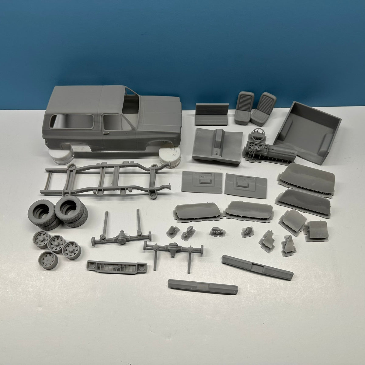 1976 Chevy Blazer K5 3D Printed Resin Model Kit KED