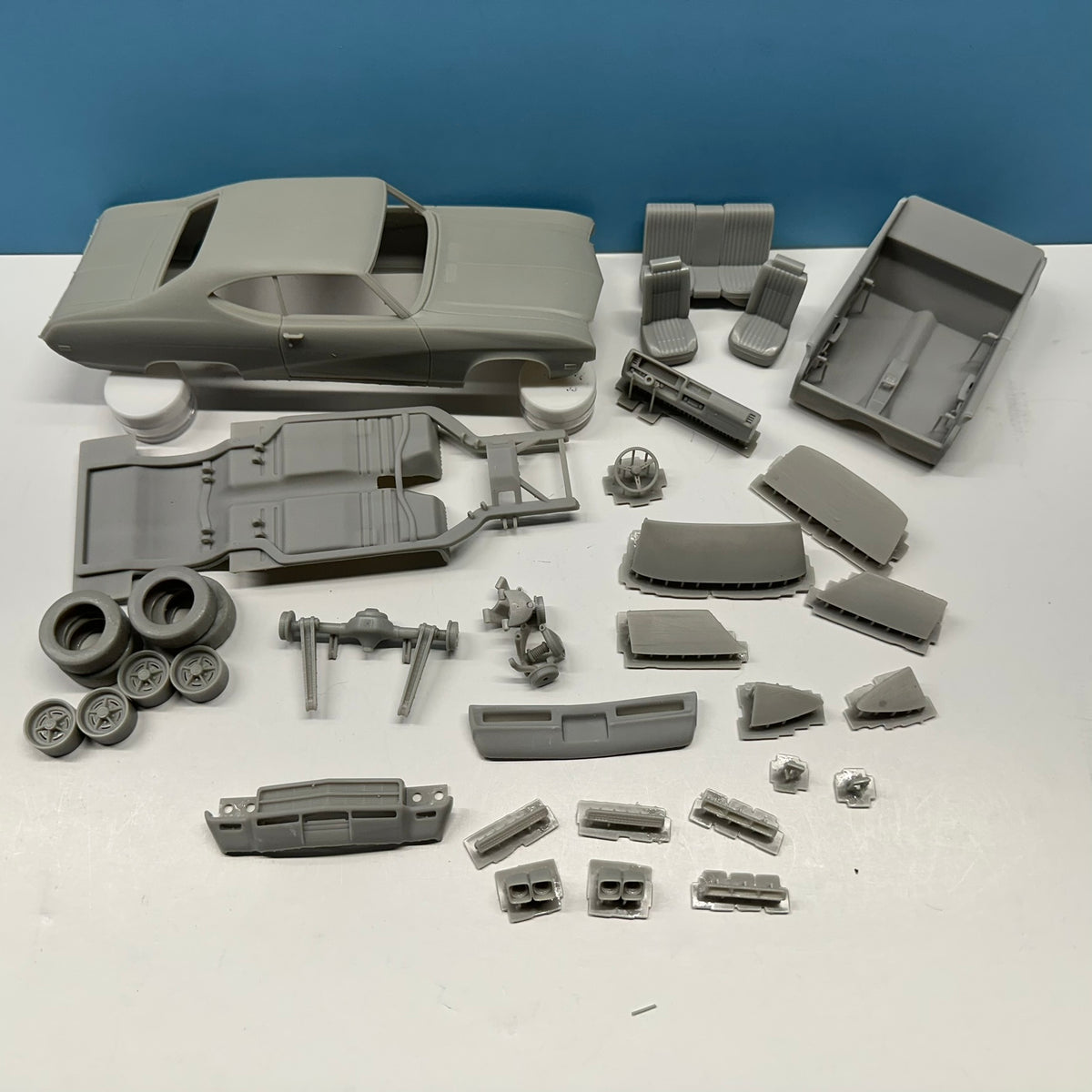 1969 Buick Skylark 3D Printed Resin Model Kit KED
