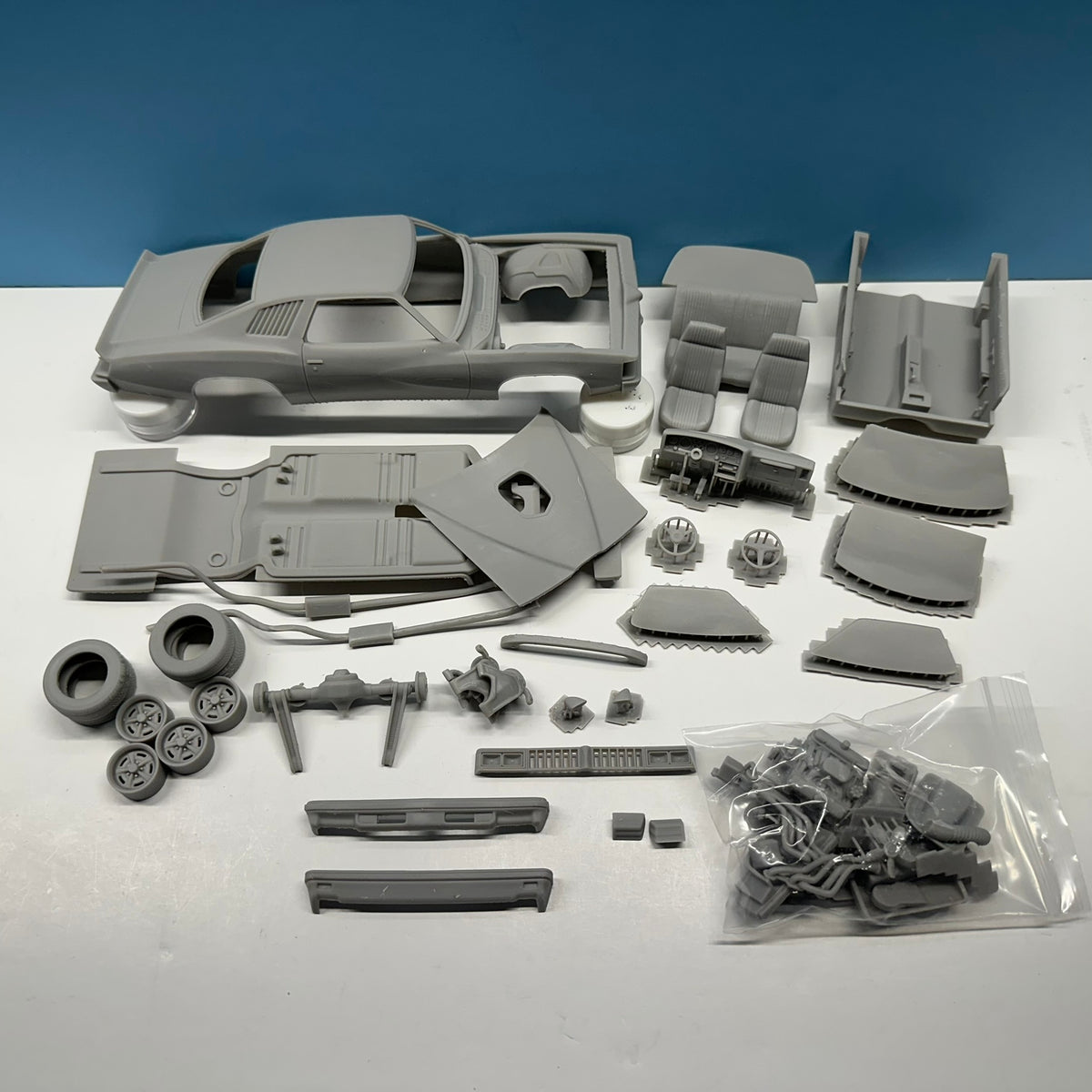 1977 Pontiac Can-Am 3D Printed Resin Model Kit KED