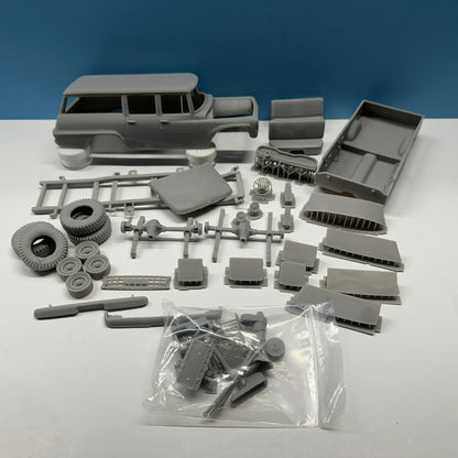 1964 International Travelall 4x4 3D Printed Resin Model Kit KED
