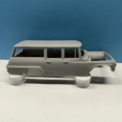 1964 International Travelall 4x4 3D Printed Resin Model Kit KED
