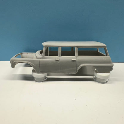 1964 International Travelall 4x4 3D Printed Resin Model Kit KED