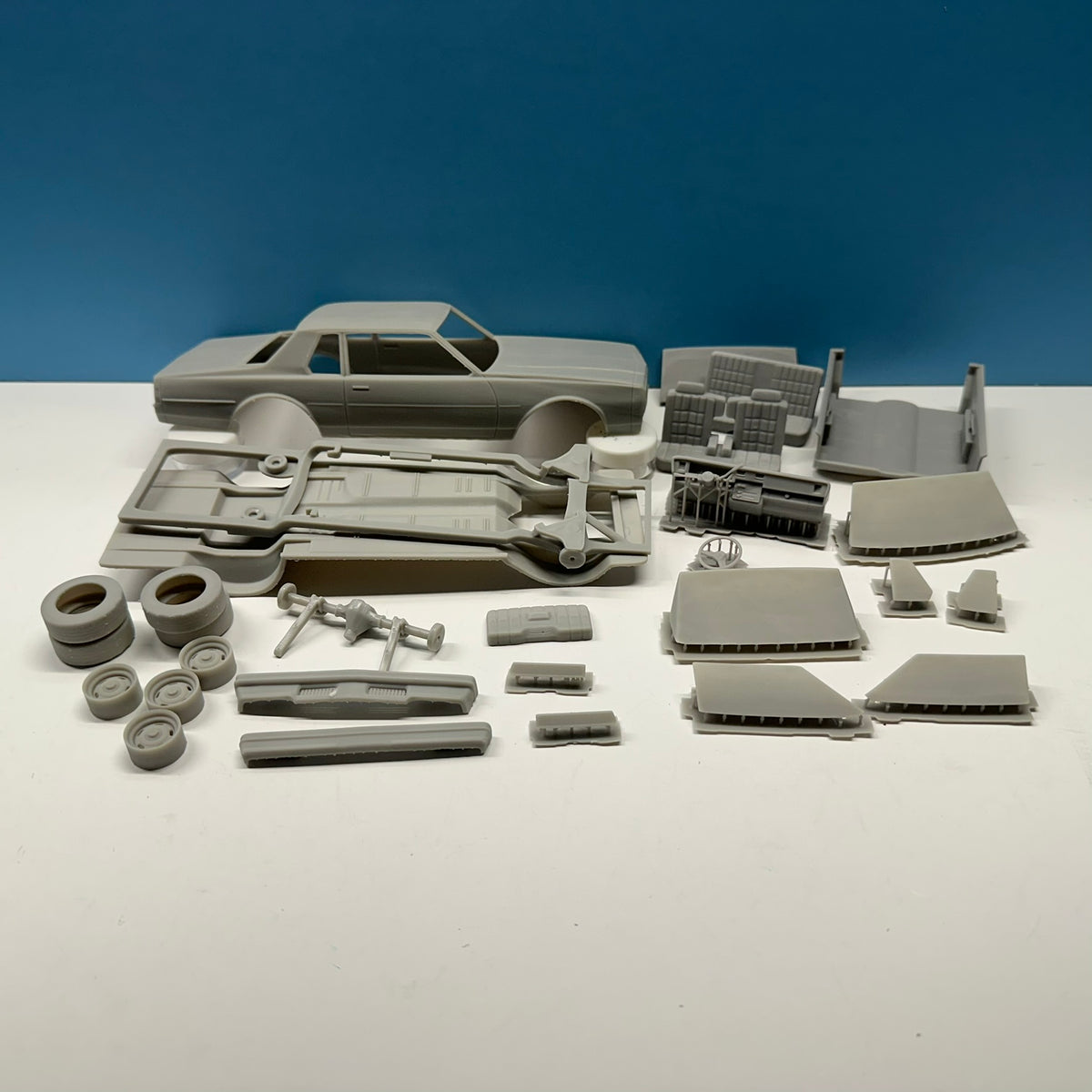 1977 Chevy Impala 3D Printed Resin Model Kit KED