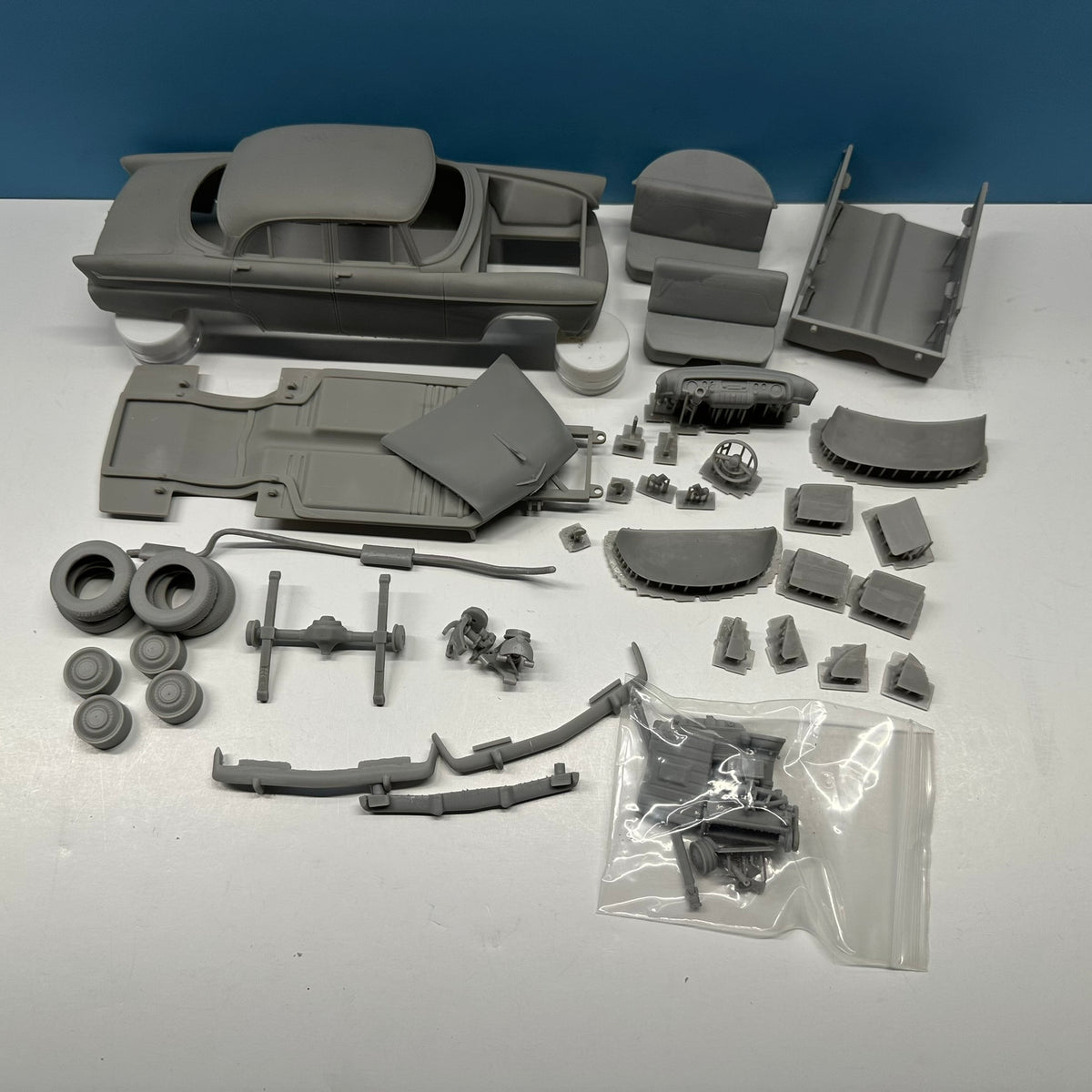 1955 Plymouth Belvedere 3D Printed Resin Model Kit KED