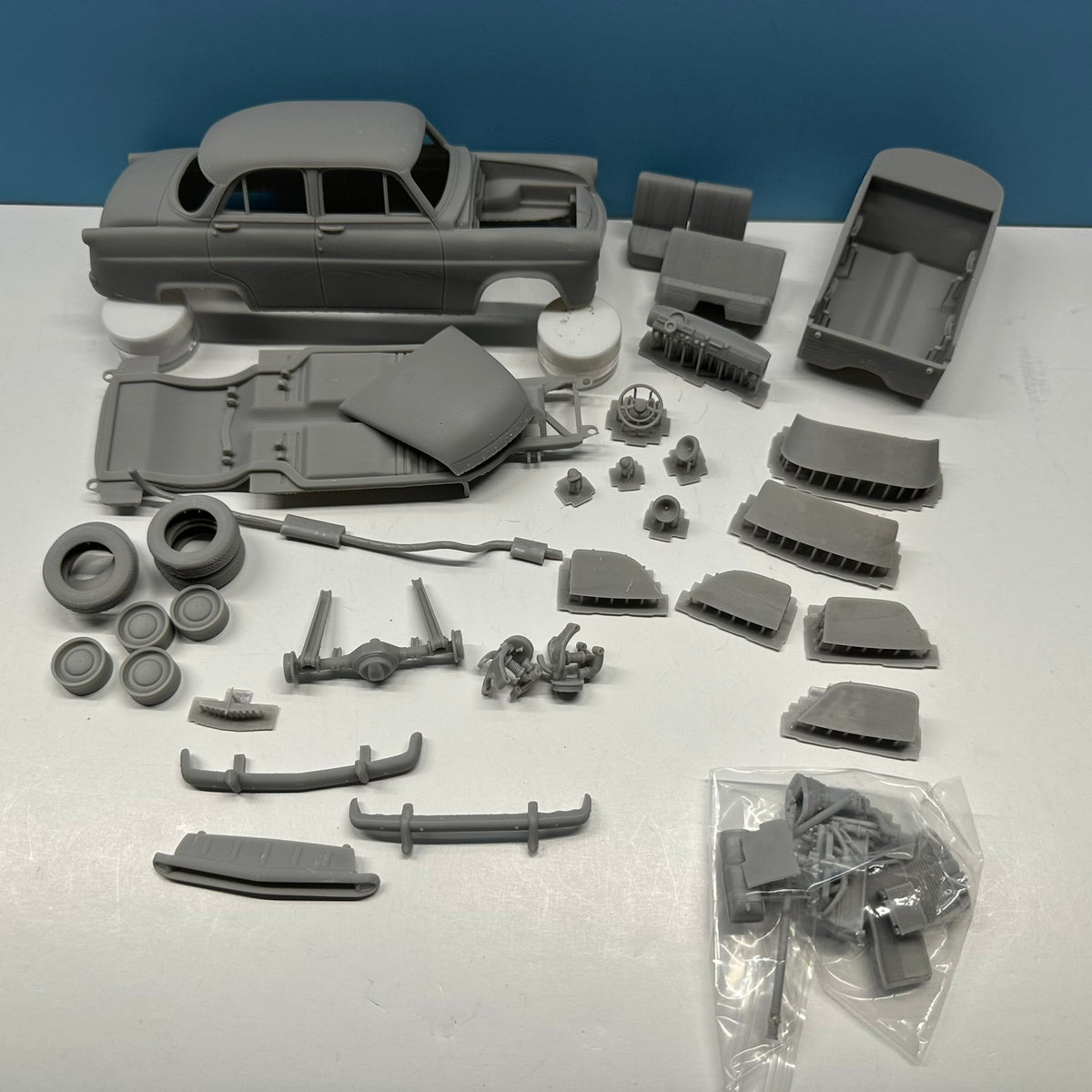 1953 Hudson Jet 4 Dr 3D Printed Resin Model Kit KED