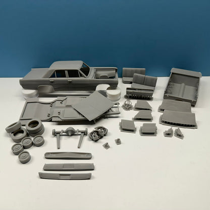 1970 Plymouth Valiant 4 Dr 3D Printed Resin Model Kit KED