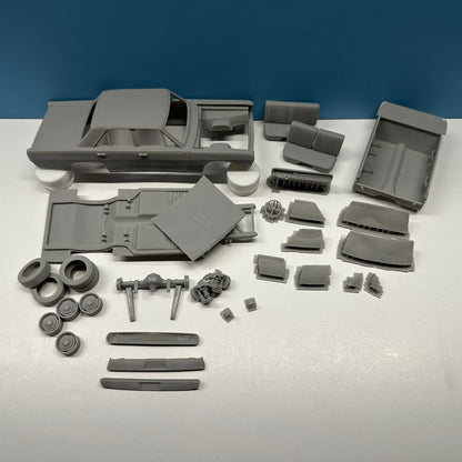1970 Plymouth Valiant 4 Dr 3D Printed Resin Model Kit KED