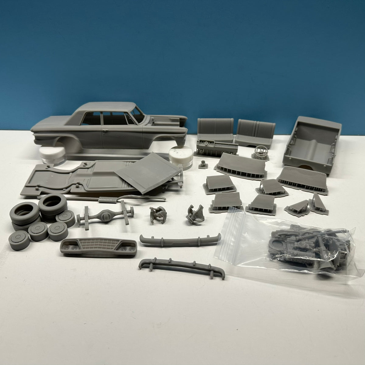 1964 Studebaker Daytona 2 Dr 3D Printed Resin Model Kit KED
