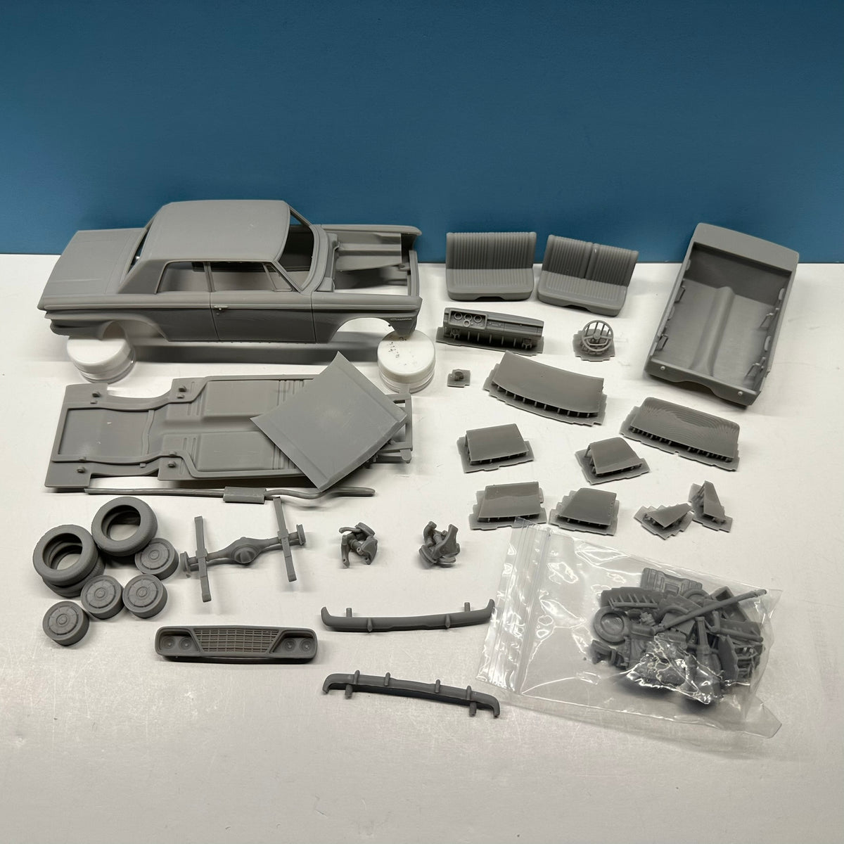 1964 Studebaker Daytona 2 Dr 3D Printed Resin Model Kit KED