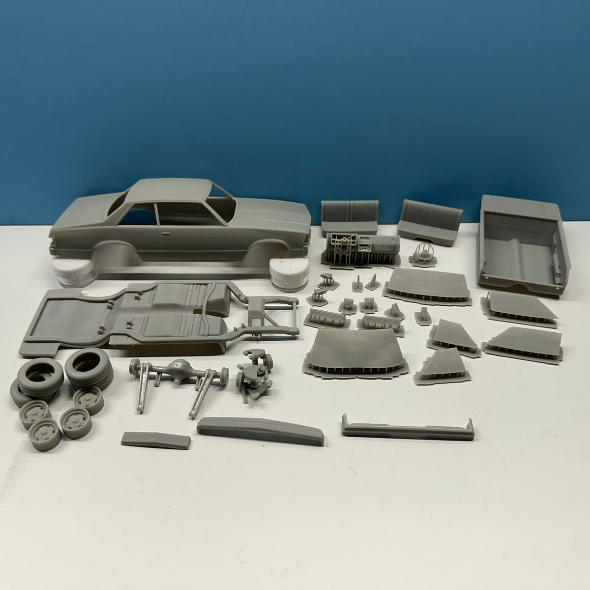 1981 Chevy Malibu 3D Printed Resin Model Kit KED