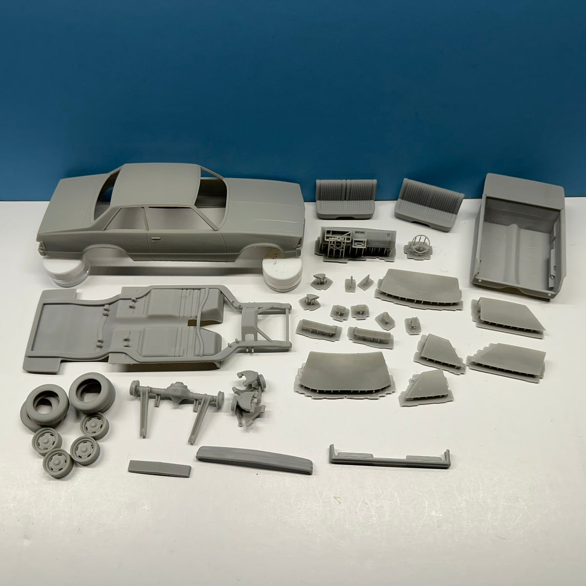 1981 Chevy Malibu 3D Printed Resin Model Kit KED