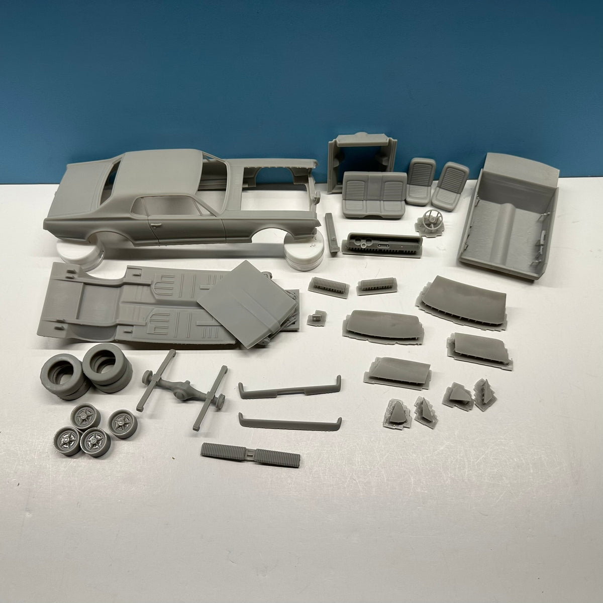 1967 Mercury Cougar 3D Printed Resin Model Kit KED