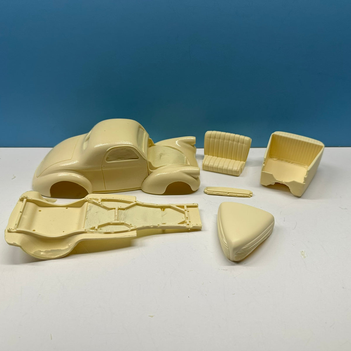1937 Willys Coupe Cast Resin Model Kit KED