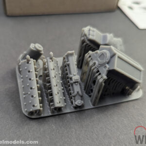 Lincoln Zephyr Flathead V12 Engine Kit 1/25 by Red Wheel Models