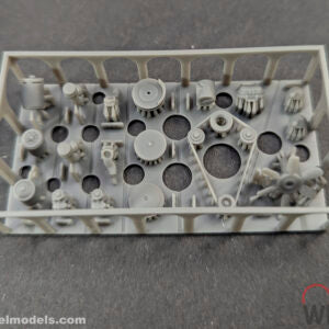 Lincoln Zephyr Flathead V12 Engine Kit 1/25 by Red Wheel Models