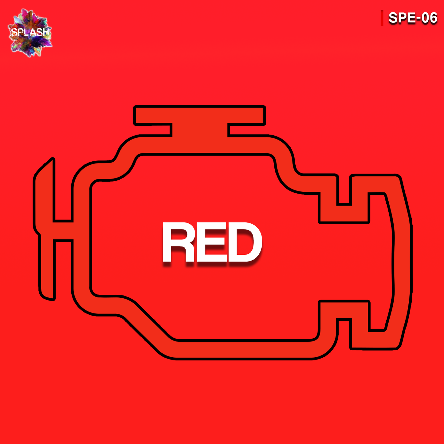 Red Engine Paint by Splash Paints SPE-06
