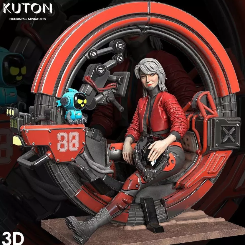 Finnick Cyberpunk Monowheel Kit 1/25