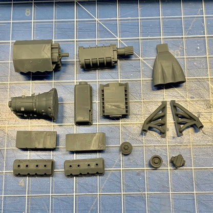 Hemi Blown Supercharged Engine 1/25