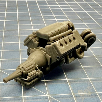 Ford Billet Coyote Twin Turbo Engine 1/25